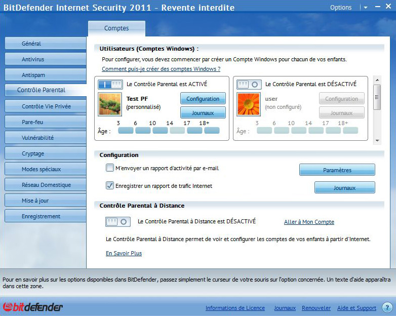 BitDefender Internet Security 2011 Dashboard 03
