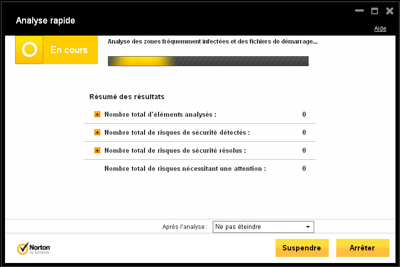 Norton 2013 Internet Security Analyse Rapide